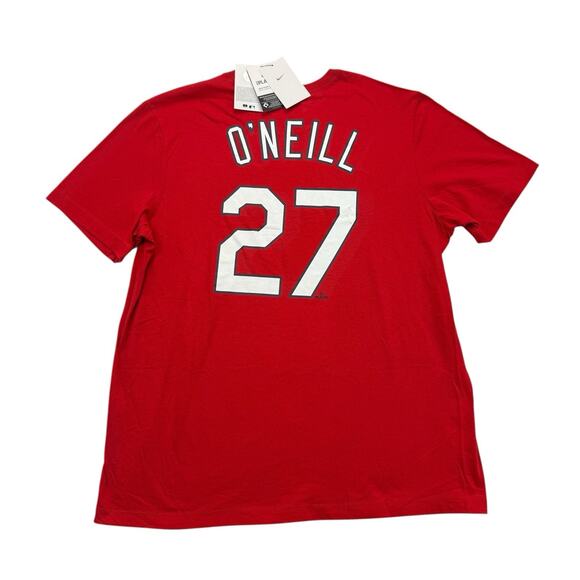Nike St Louis Cardinals Shirt Mens XL Red 27 Tyler O'Neill MLB Baseball NWT - Picture 1 of 11